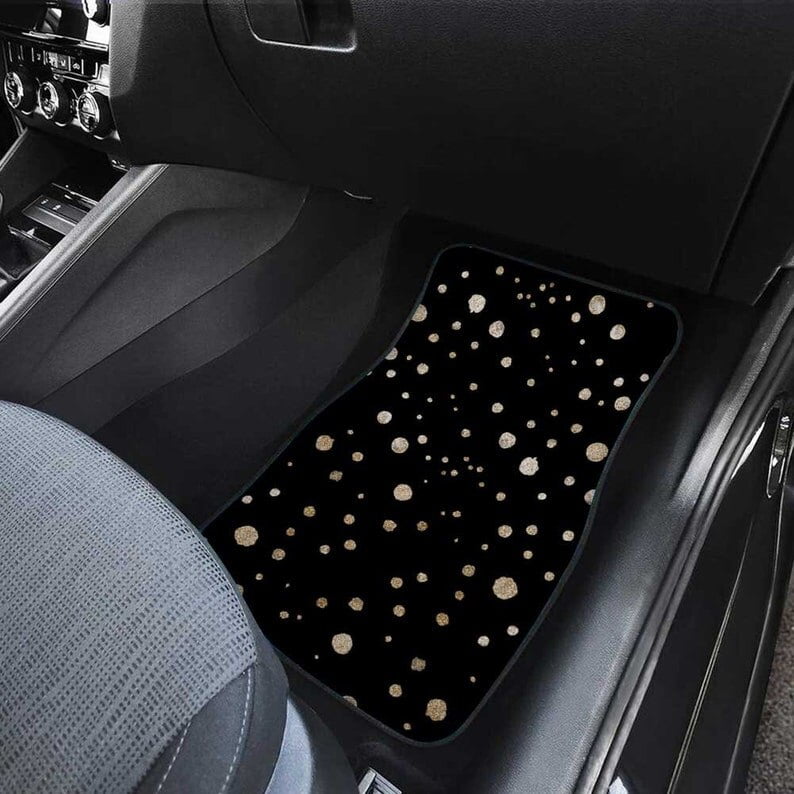 Tapis Sol Voiture Dalmatien Noir