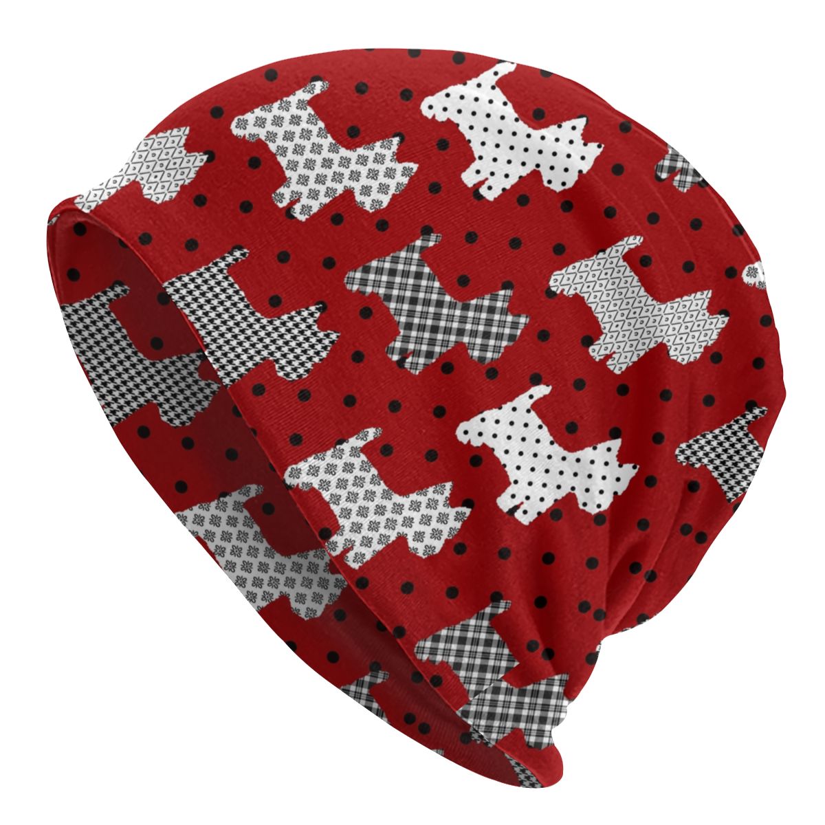 Westies Bonnet Chaud Dessin Animé Femme