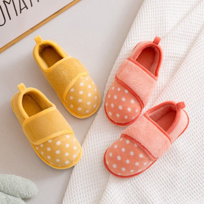 Pantoufles d'hiver pour femmes, semelle souple, chaussures de maison en coton épais, pantoufles d'intérieur à enfiler, pantoufles d'extérieur confortables 2