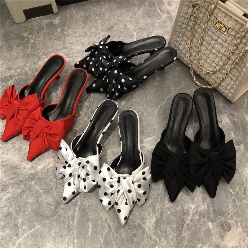 Pantoufles Pointues Femme Style Coréen