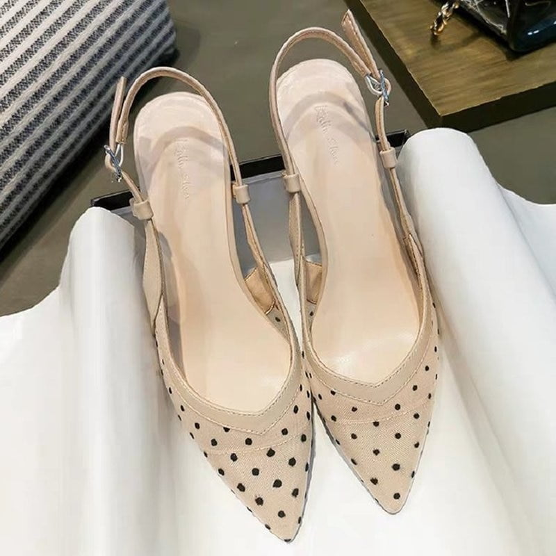 Sandales Été Talons Bas Femme Respirantes
