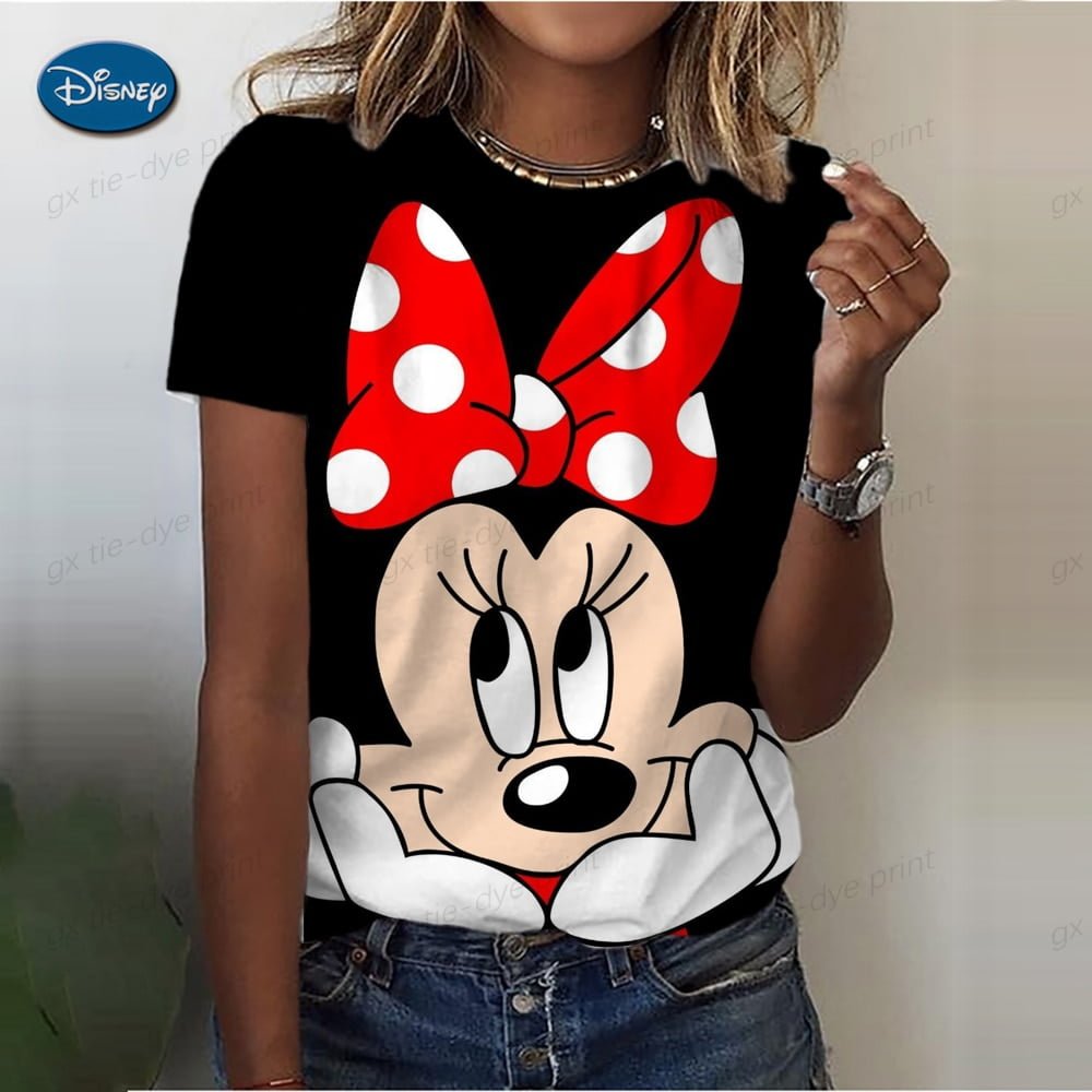 T-Shirt Imprimé Femme Élégant Pois