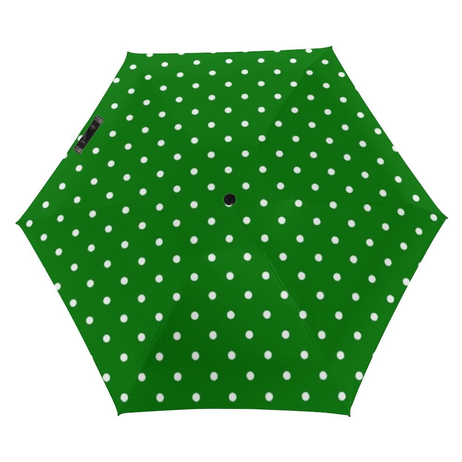 Parapluie de poche Black Polka Dots pour hommes et femmes, 3 possède, motif à pois, cowcles Art, Wind Verde, mini parapluies 2