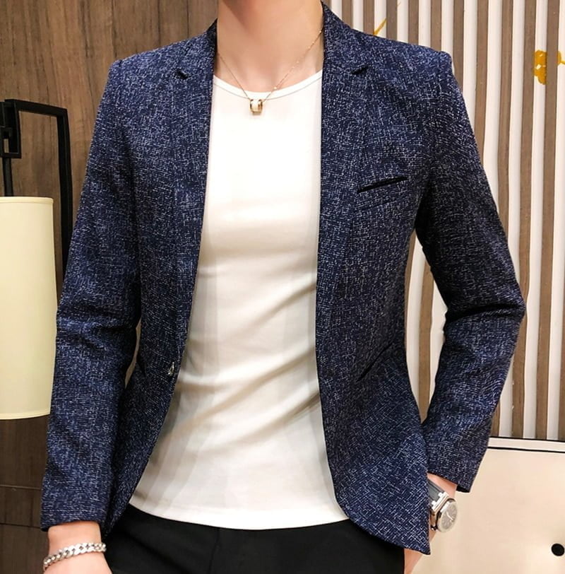 Blazer British Italian Casual Elegant High Quality