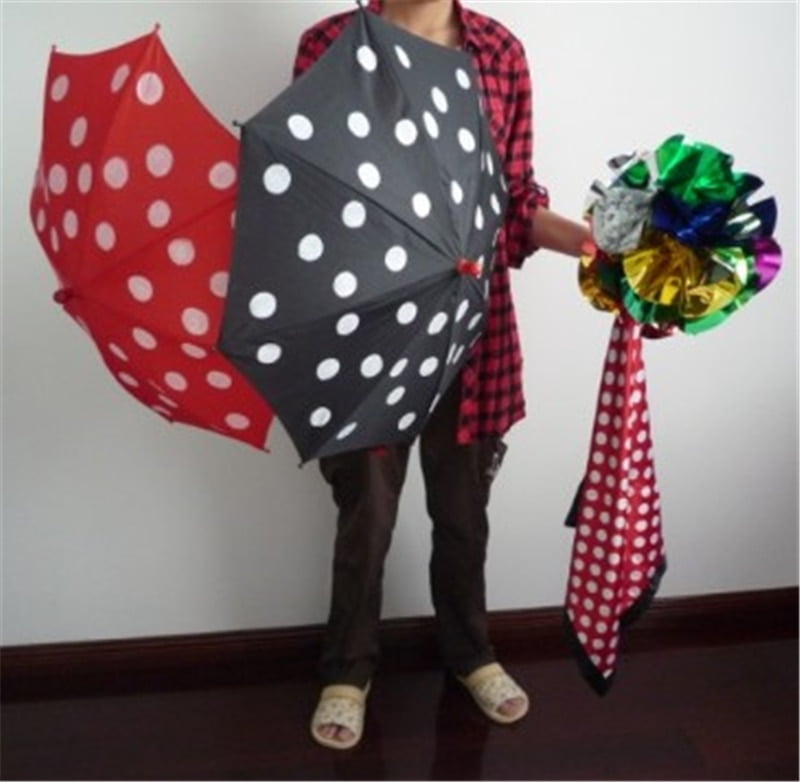 Ensemble Parapluie Soyeux Magique À Pois