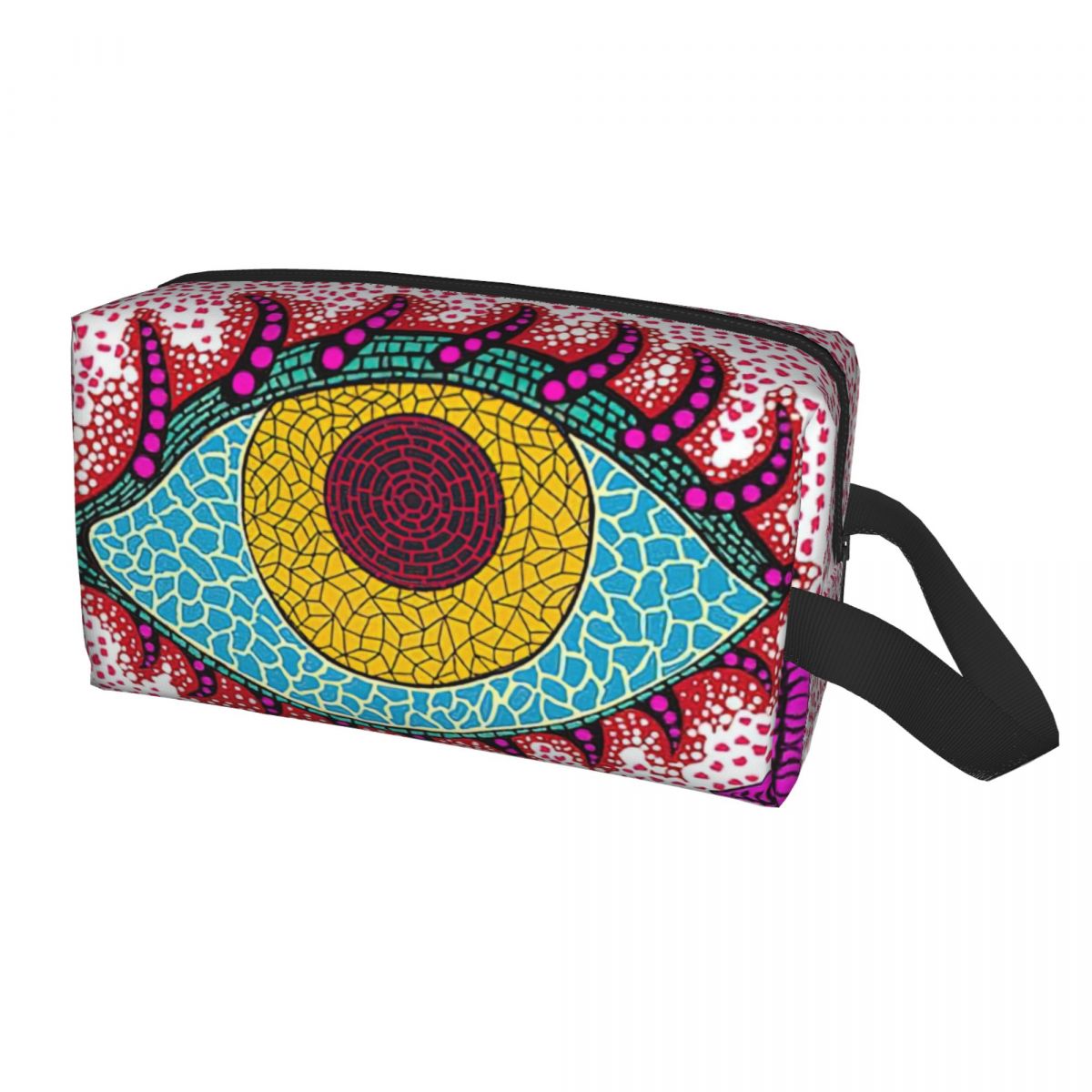 Trousse Toilette Pois Artiste Rangement Cosmétique