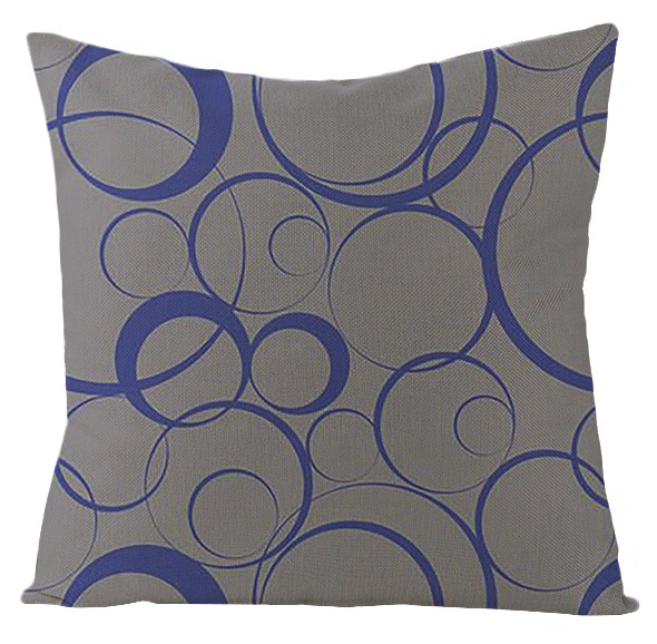 Taie d'oreiller à motifs colorés à pois, taie d'oreiller douce, cercle Mandala, décoration de la maison, canapé, chambre, 45x45 50x50