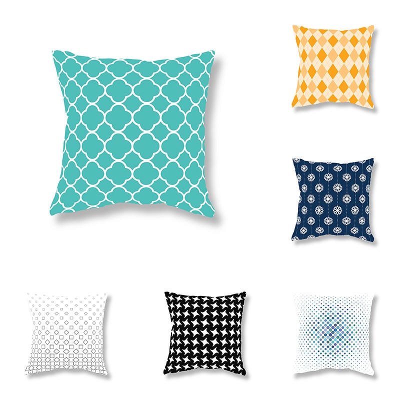 Coussin Géométrique Maison Canapé Chambre Chevet