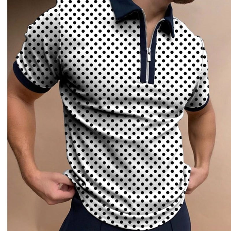 Polos Motif Pois Pour Hommes