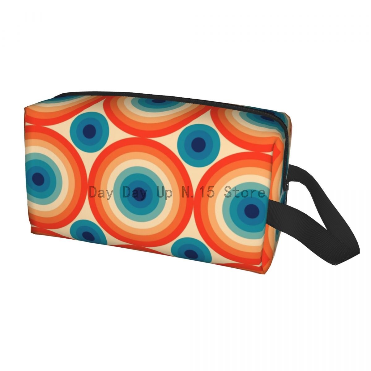 Trousse À Pois Eye Icidal Motif Polka Bleu Orange