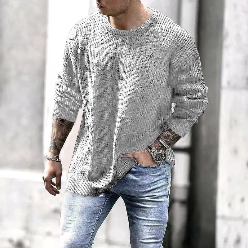 Pull en laine à col haut pour hommes, chemise à fond mince, pull monochrome décontracté, pull en laine commandé par document, nouveautés, mode masculine, 2023 2