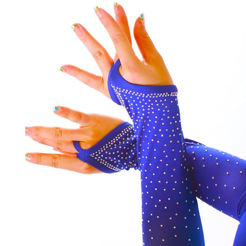 Gants Dentelle Strass Pois Femme