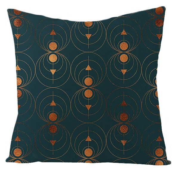 Taie d'oreiller à motifs colorés à pois, taie d'oreiller douce, cercle Mandala, décoration de la maison, canapé, chambre, 45x45 50x50