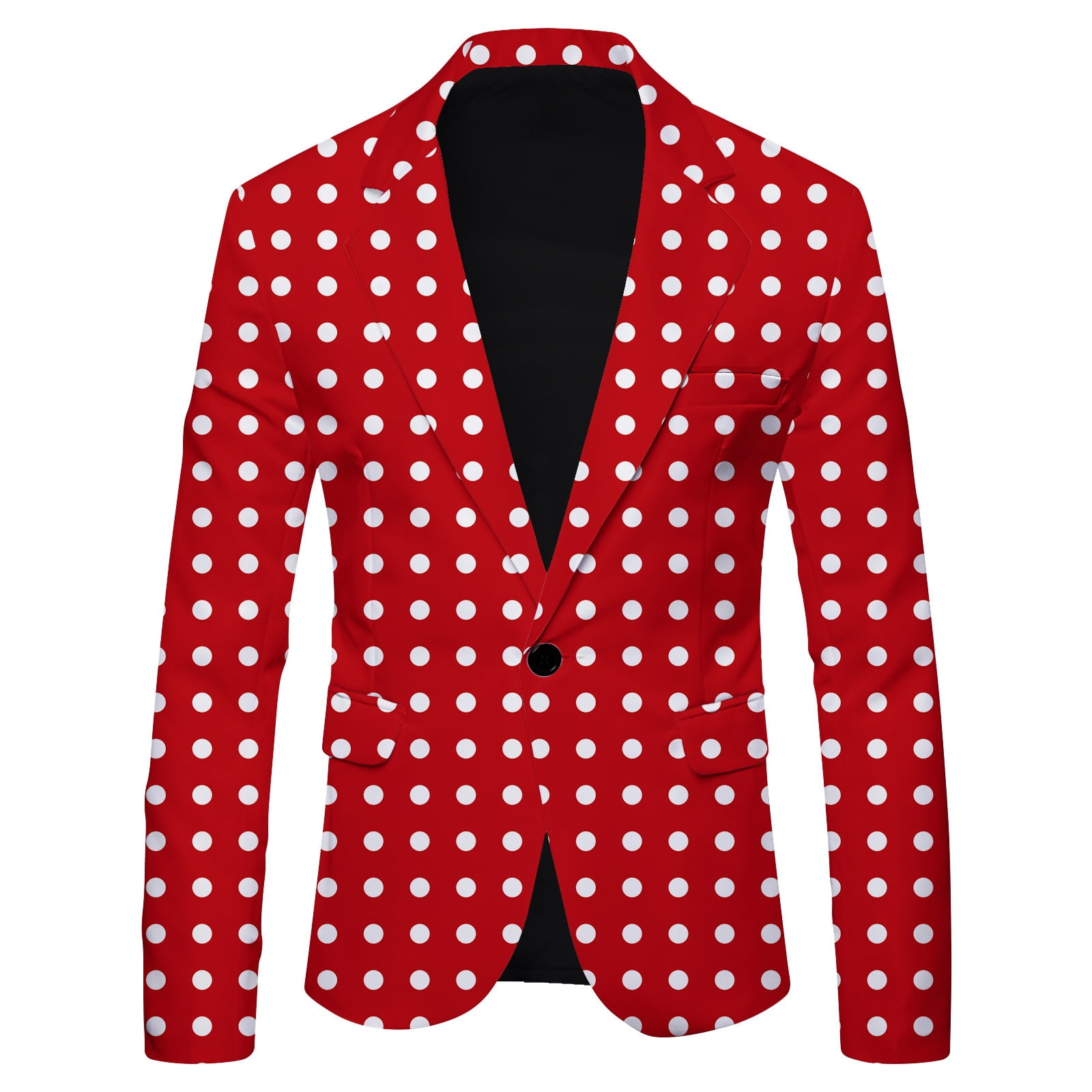 Blazer slim imprimé à pois pour hommes, veste trempée de loisirs, mode britannique, salle de bain O, nouveau, 2023