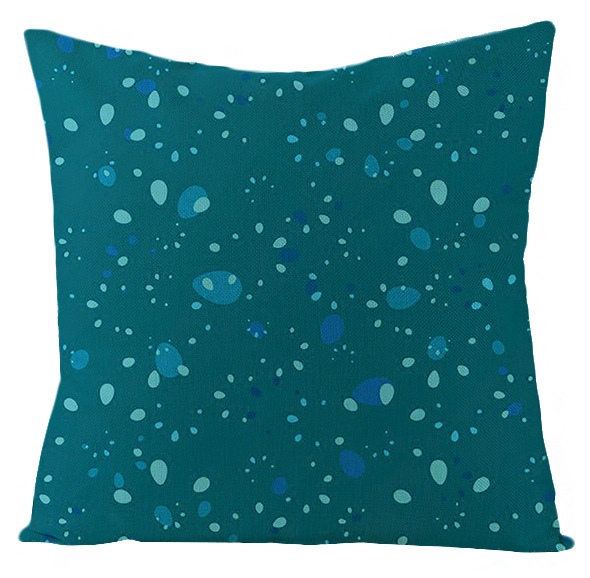 Taie d'oreiller à motifs colorés à pois, taie d'oreiller douce, cercle Mandala, décoration de la maison, canapé, chambre, 45x45 50x50