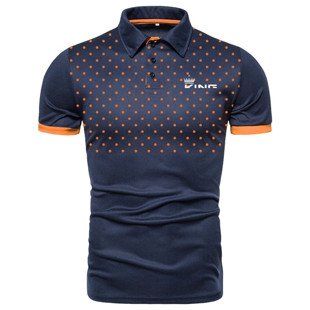 Polo Streetwear Homme Motif Pois