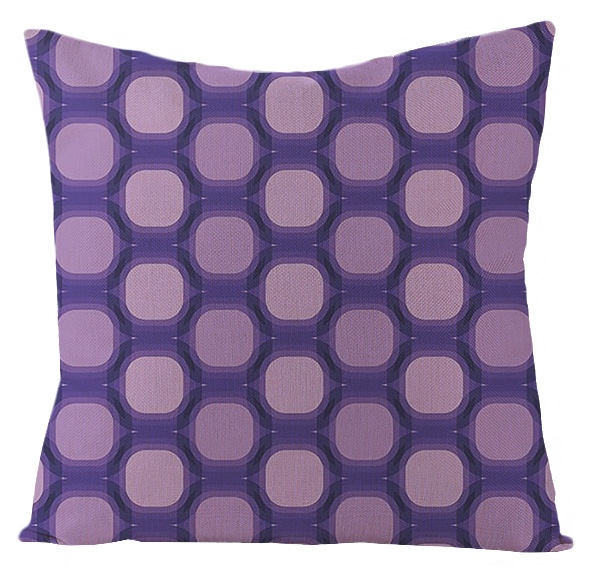Taie d'oreiller à motifs colorés à pois, taie d'oreiller douce, cercle Mandala, décoration de la maison, canapé, chambre, 45x45 50x50