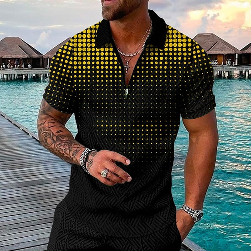 Chemise Polo Pois Réversibles Hommes