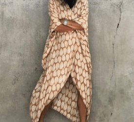 Robe Plage Kimono Noire Pour Femmes, Cover-Up Maillots De Bain, Teinture Nouée
