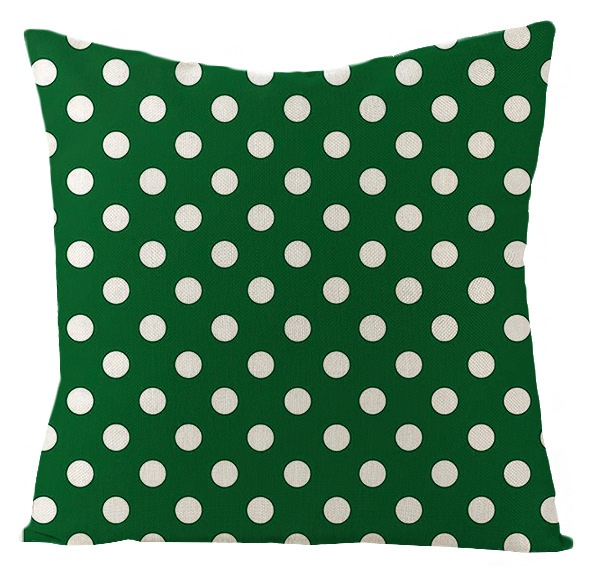Taie d'oreiller à motifs colorés à pois, taie d'oreiller douce, cercle Mandala, décoration de la maison, canapé, chambre, 45x45 50x50